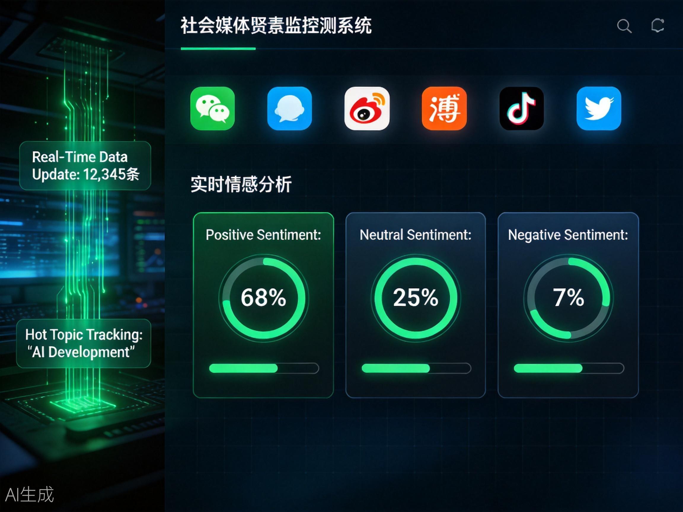开云舆情监测系统接入主流社交平台